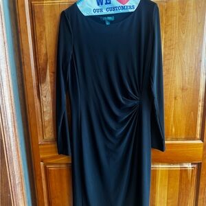 Ralph Lauren Black Long Sleeve Dress